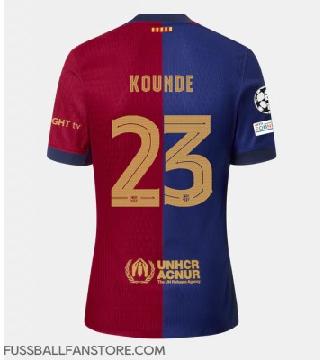 Barcelona Jules Kounde #23 Replik Heimtrikot 2024-25 Kurzarm